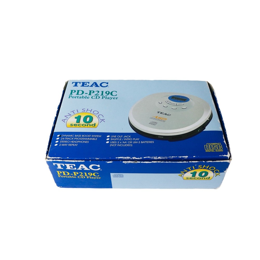Teac PD-P219C Portable Cd Player with Box - Never used