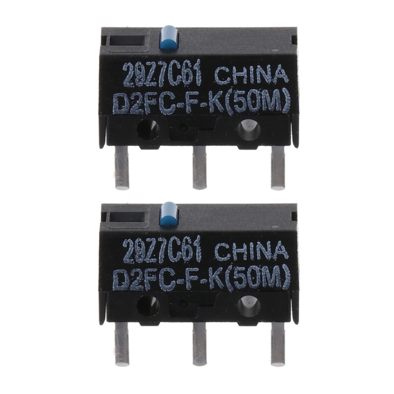 2/10Pcs Original Mouse Micro Switch Micro Button Blue Dot D2FC-F-K Switches