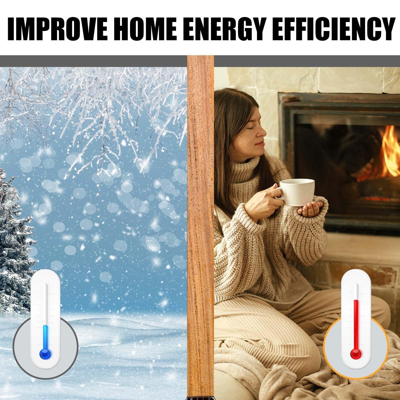 2 Pcs Replacement Door Bottom with Vinyl Fins 36" Long 1 3/4" Wide Threshold ...