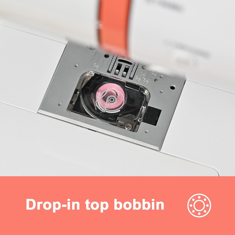 POOLIN Sewing Machine EOC2720 Computerized Wide Table 200 Built In Stitches.