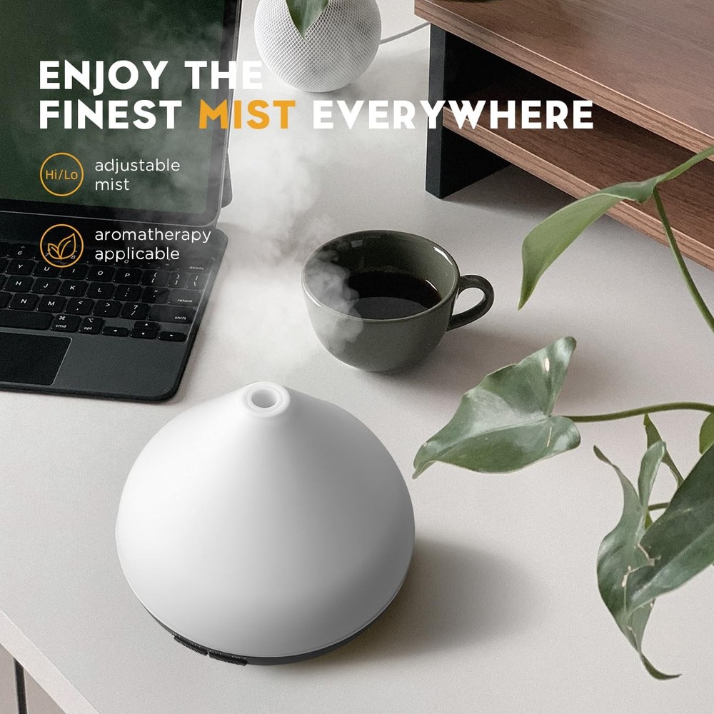550ml Large Capacity Diffuser with Essential Oils, as picture, As Picture