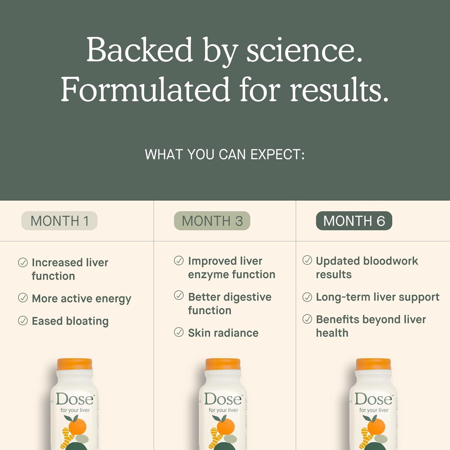 6 Dose For Your Liver --- SIX 16oz Glass Bottles ** 2027 Expiration **