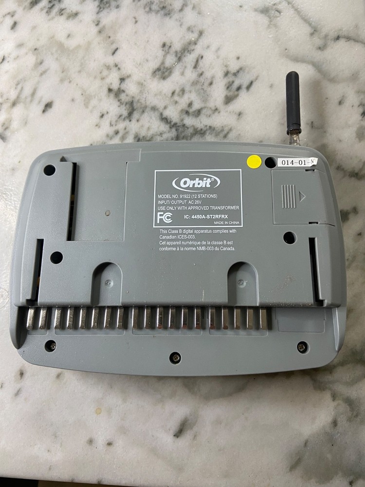 Orbit 12 Station Sprinkler Timer, No. 91922. 3 Programs Digital, with Remote.