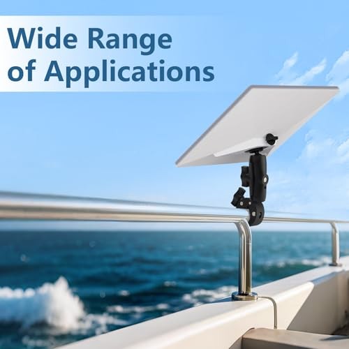 Starlink Mini Mount, Clamp RV Pole Mount, Adjustable Clamp for