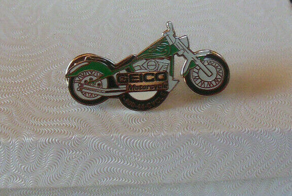 Geico Enamel Motorcycle Pin
