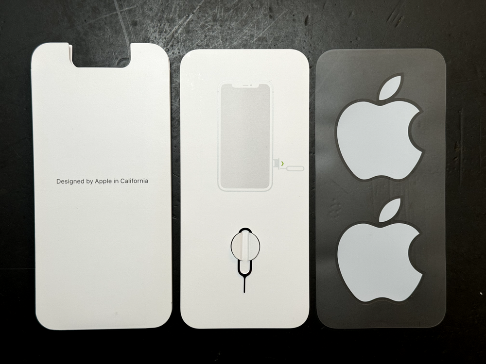 GENUINE OEM APPLE Sim Card Removal Eject Pin Tool iPhone w/STICKERS