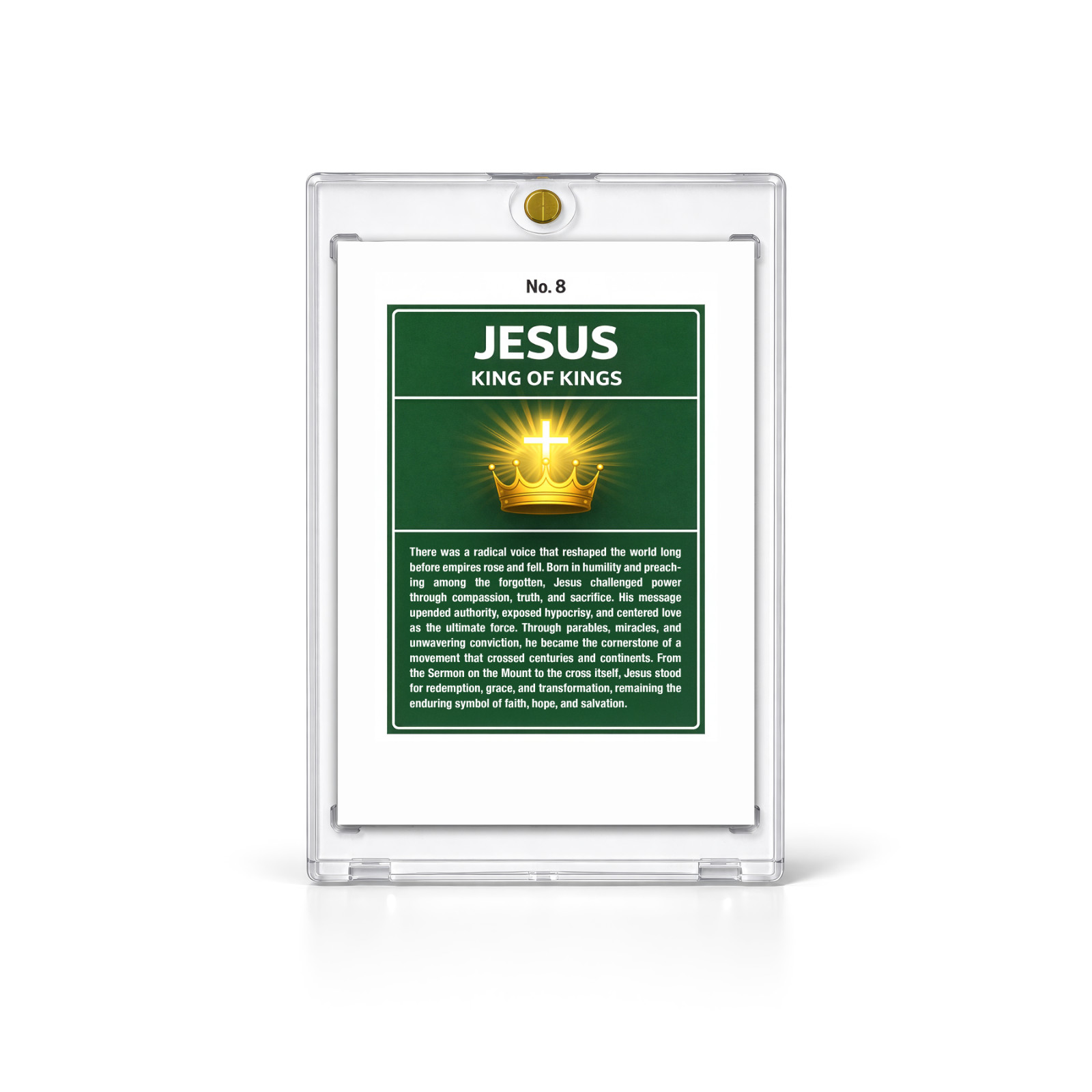 Jesus Christ Custom Downtown Art Trading Card Limited Edition Holo Good Life
