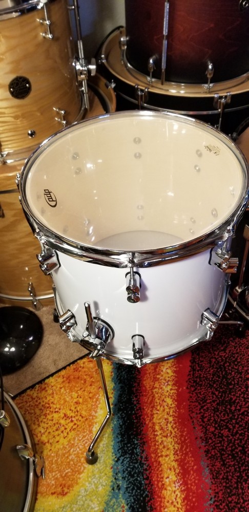 Pdp Floor Tom 14" White Sparkle "New"
