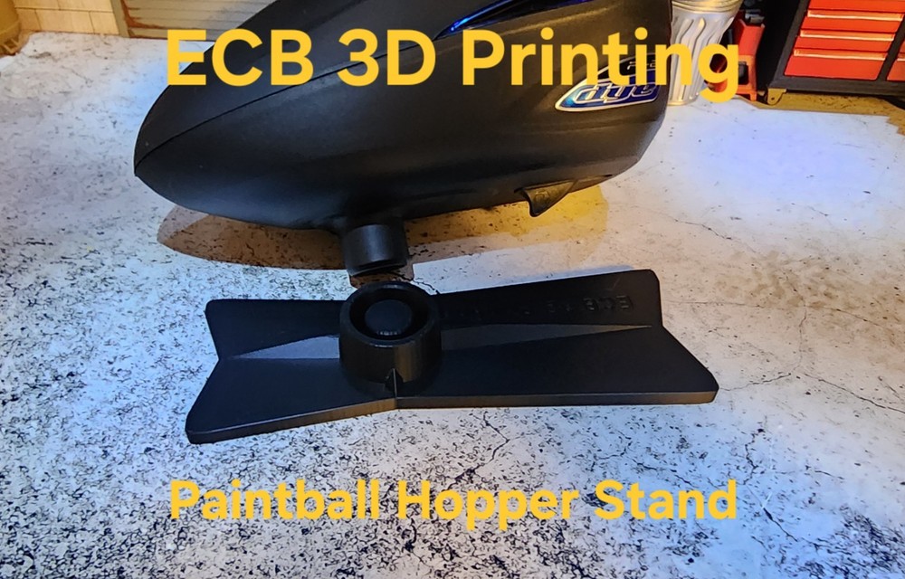 ECB 3D Printing Paintball Hopper Stands