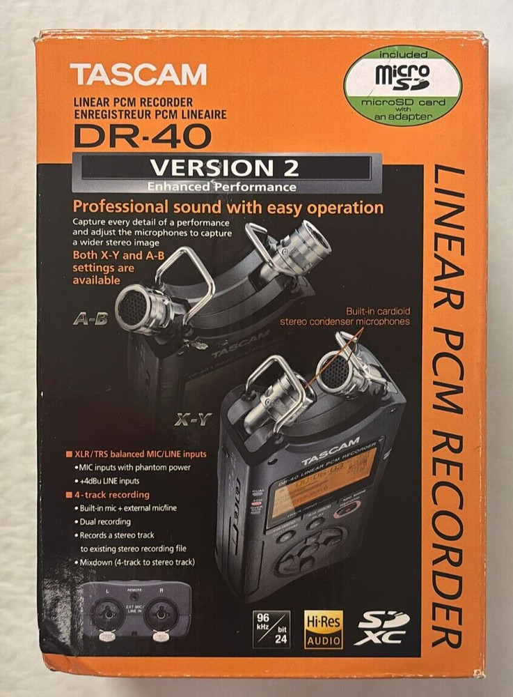 Tascam DR-40 Linear PCM recorder