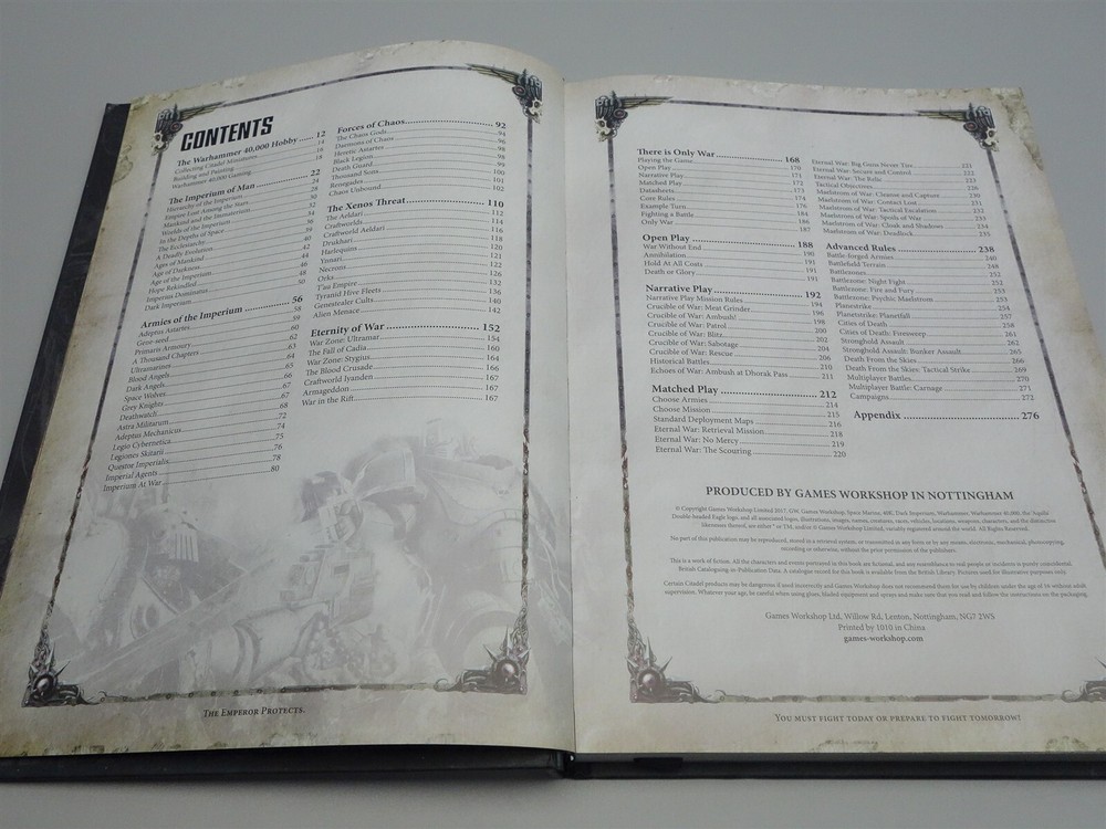 Warhammer 40K: 8th Edition Core Rulebook (oop edition, hardcover)
