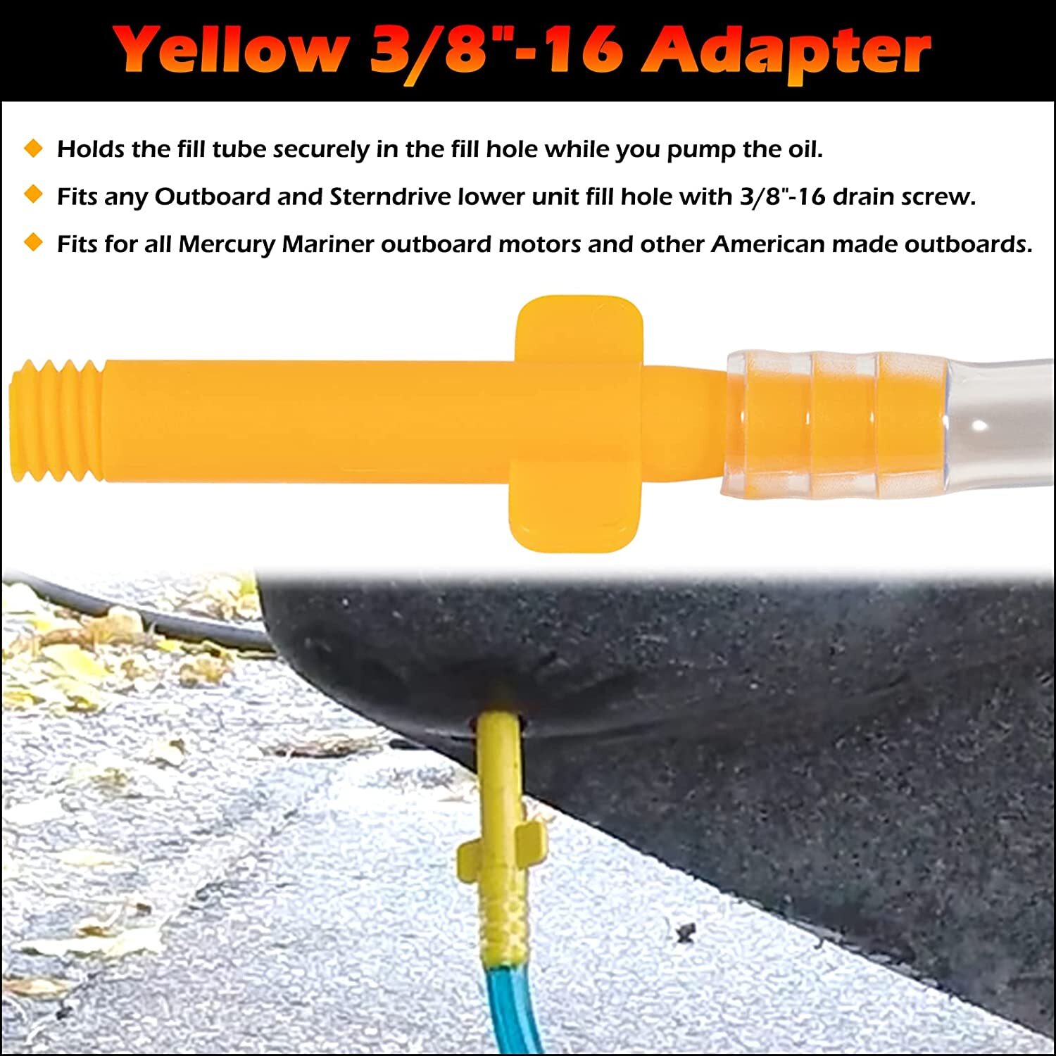 Marine Lower Unit Gear Oil Pump Manual Change Lube Boat Kit for Outboard