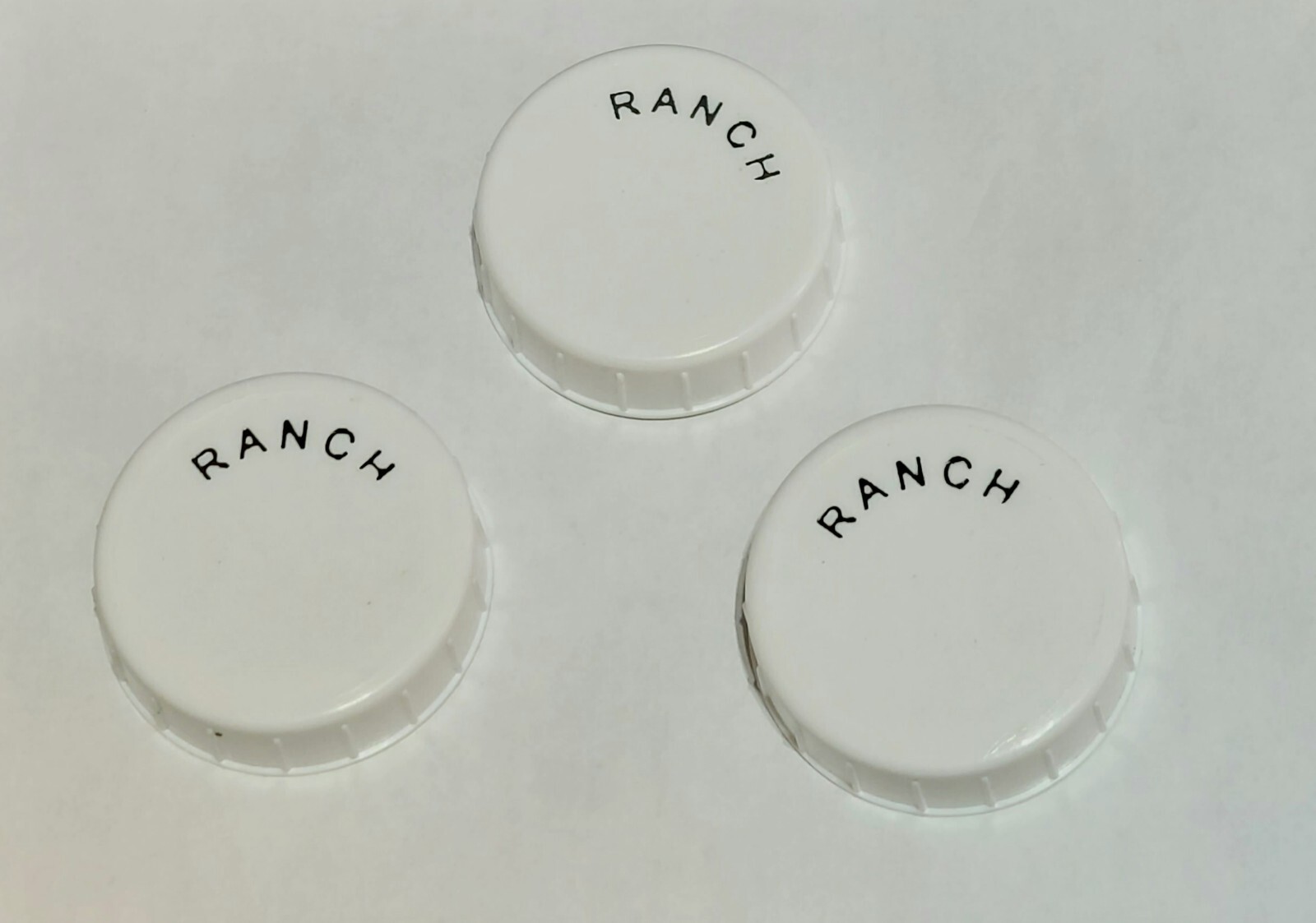 New 6 pack Fill End Caps for FIFO Squeeze Bottles (Made in USA)