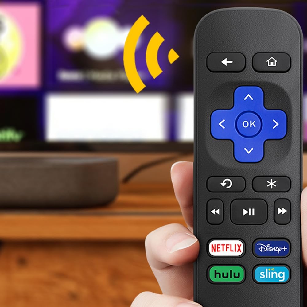 (2 Pack) Replacement Remote Control for Roku Player (2-Pack),