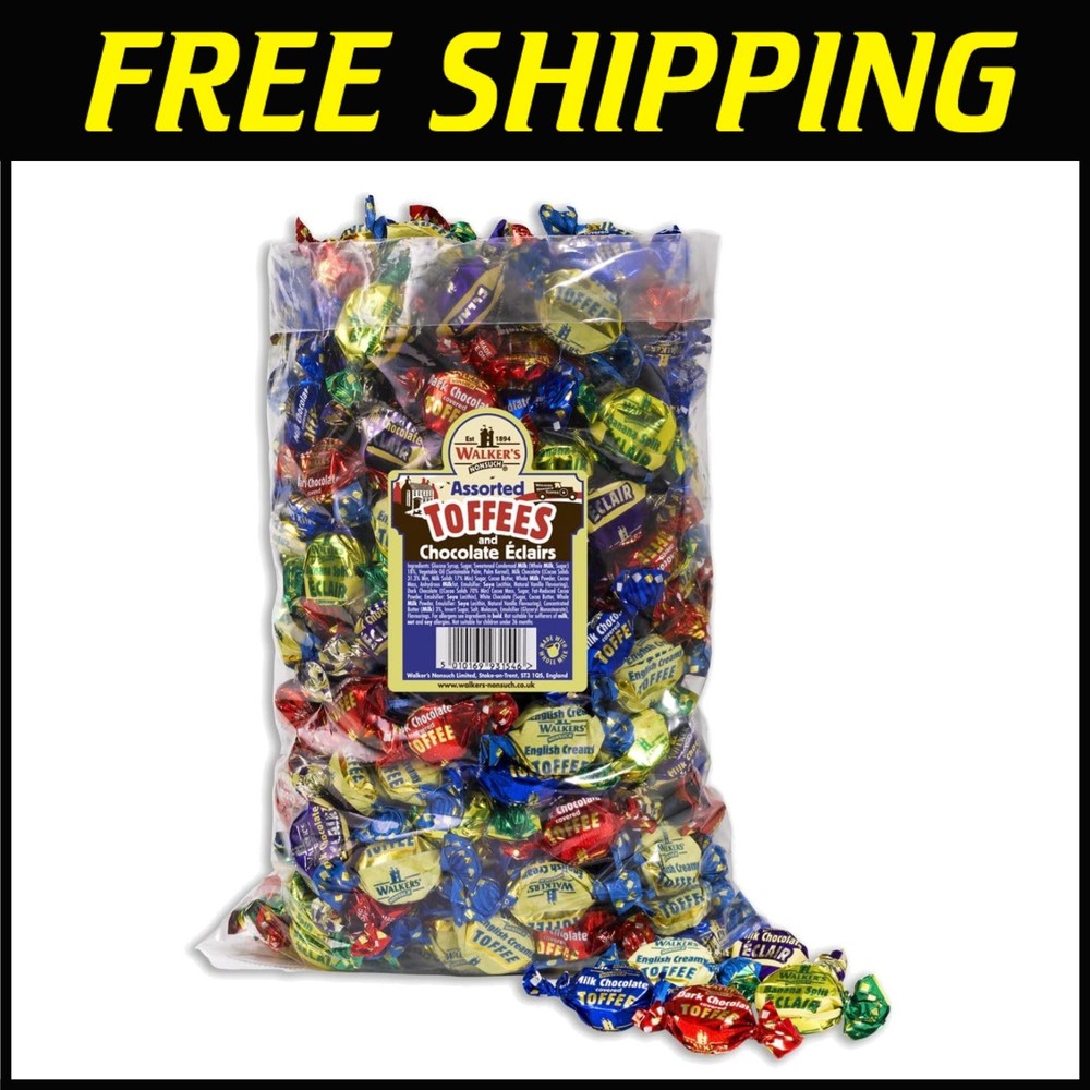 British Candy Mix: Toffees & Chocolate Éclairs | 2.5kg Bulk