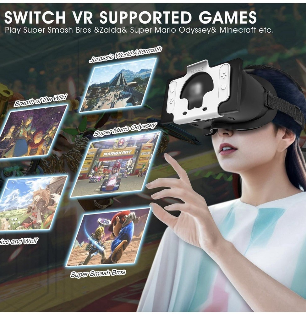 VR Headset for Nintendo Switch OLED & Switch VR Labo 3D VirtuaL FAST SHIP