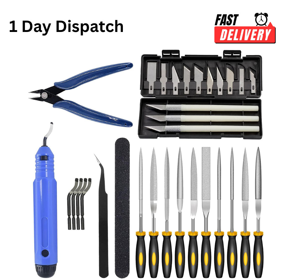 32PCS 3D Printer Tool Kit Deburring Cleaning Finishing Accessories Set