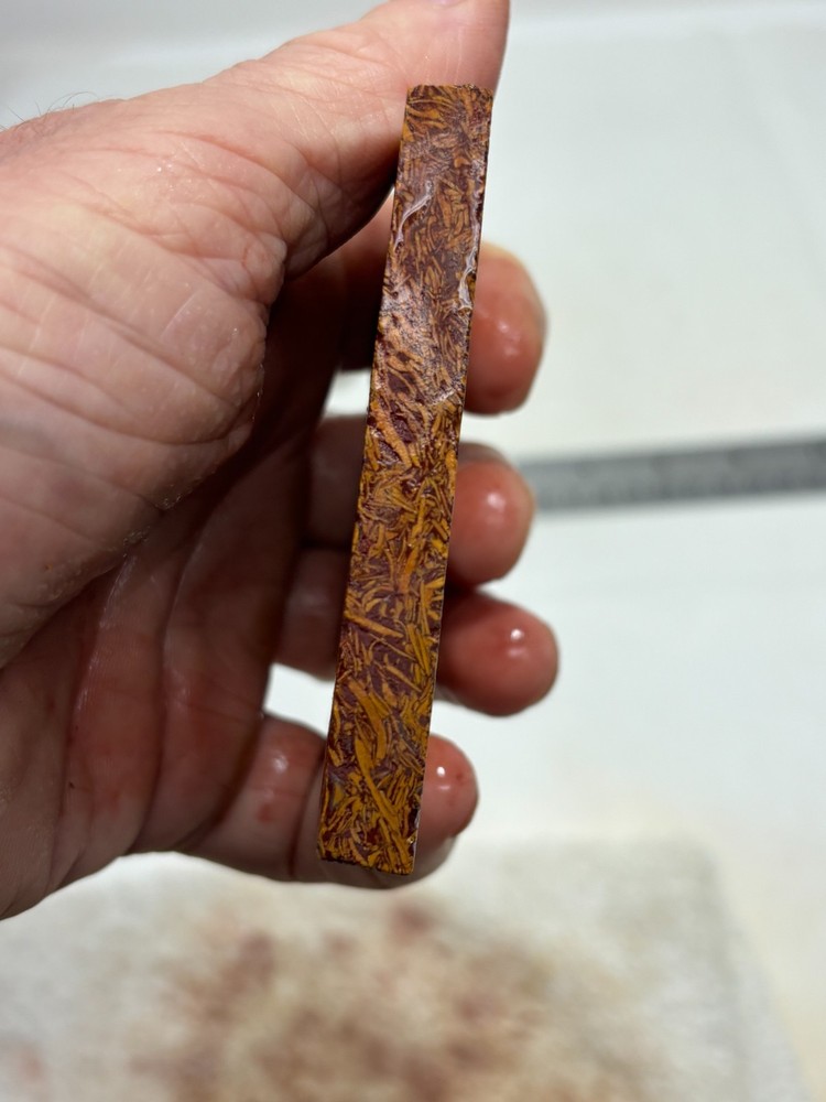 Script Stone Jasper Slab Cabbing Lapidary Collecting Combo Ship Avail