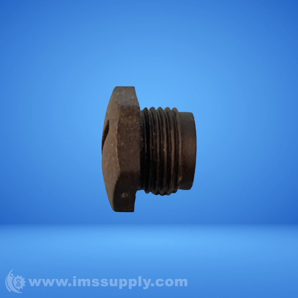 Hex Black Slotted Plug FNIP