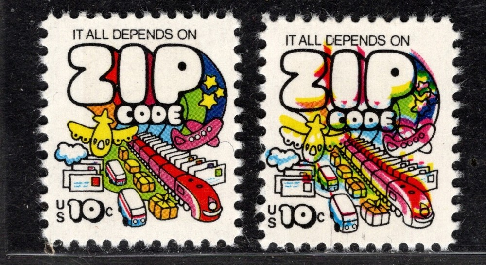 Perfectly Flawed EFO - SN 1511 MNH Error - Zip Code - Nice Misregistration