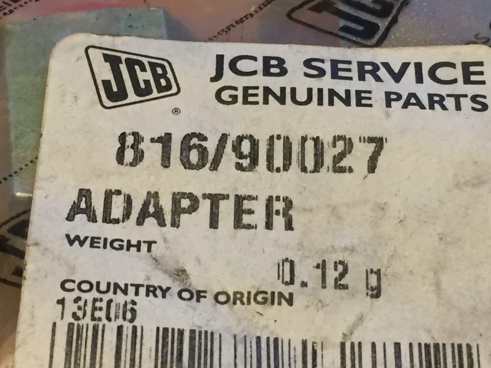 JCB Genuine Adapter 816/90027