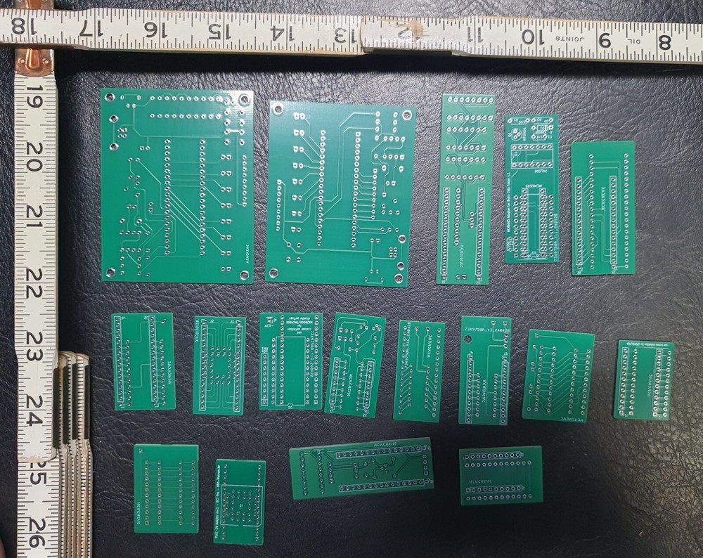 Db1734	RCT Retro Chip Tester Accessory Boards 15 different PCB