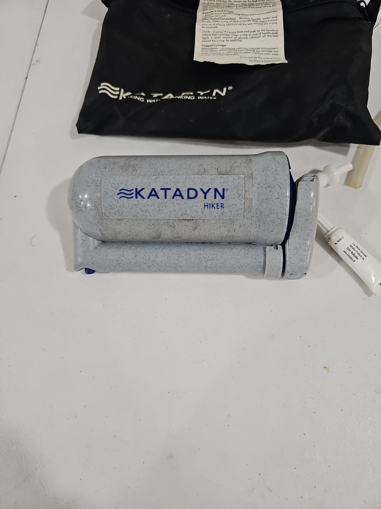 Katadyn Microfilter Survival Backpack Water Filtration Portable Untested