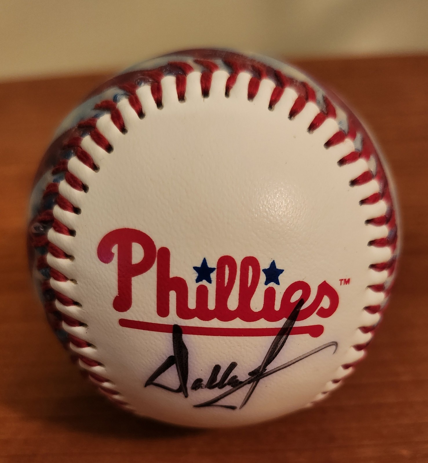 Lot 4 Phillies Baseballs Dallas Greene Darren Daulton Jim Eisenreich Autograph