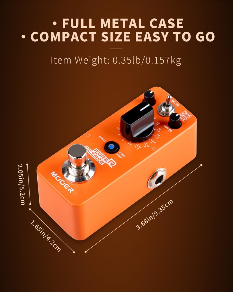 Micro Series Overdrive, Boost, Delay, Noise Gate, Flanger (Purer Octave)