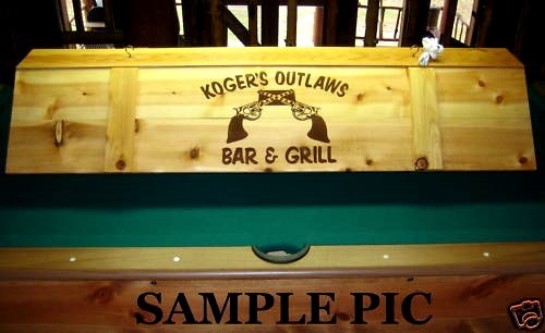 Custom Led Pool Table Light w/ your name - logo! Billiards