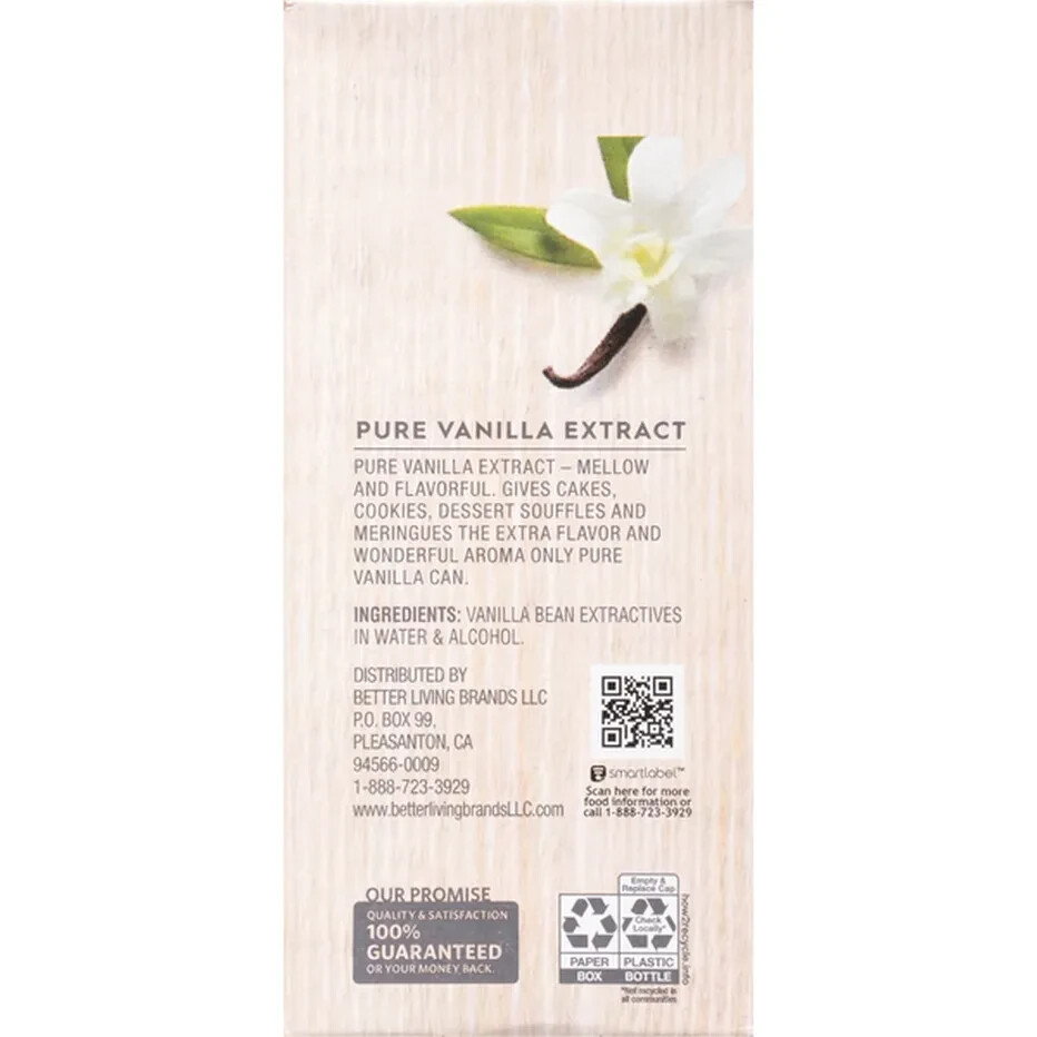 Signature SELECT Pure Vanilla Extract 4 FL OZ (2 PACK)
