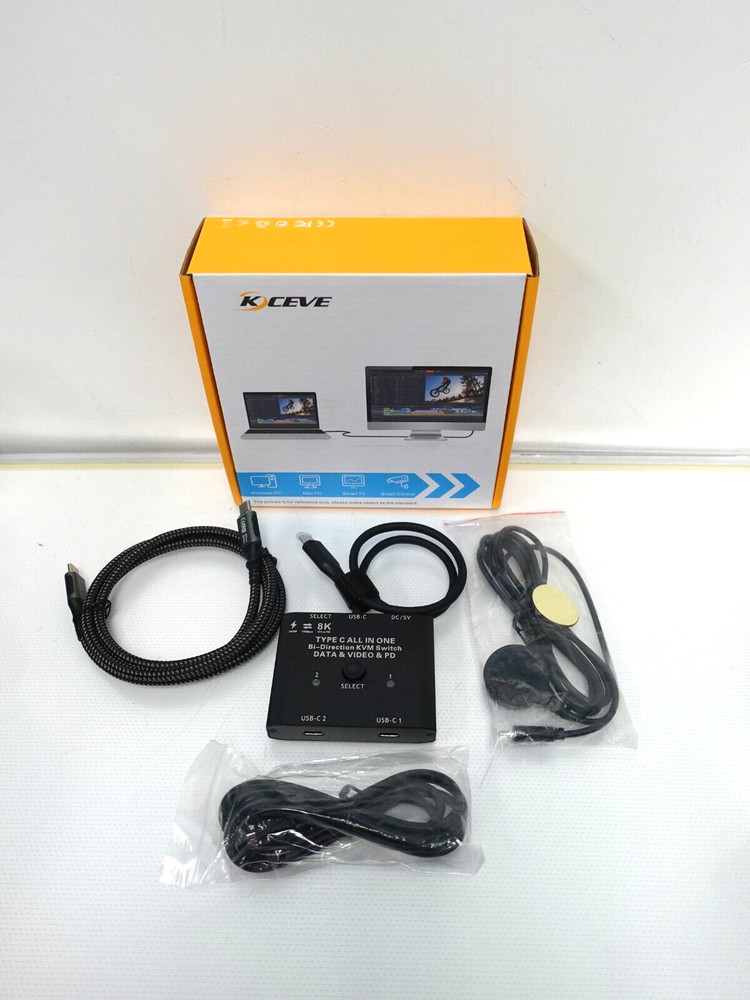 KCEVE Type C All In One Bi-Directional KVM Switch