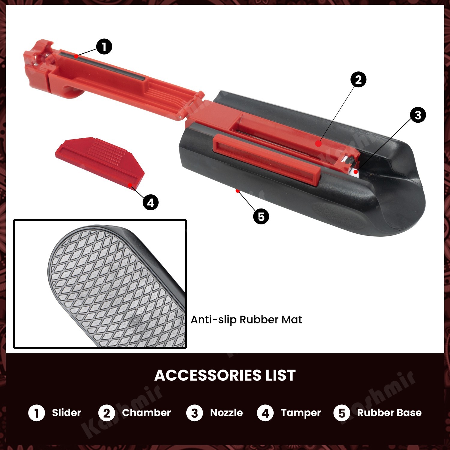 Cigarette Injector Machine Manual Cigarette Rolling Machine King & 100's Tubes