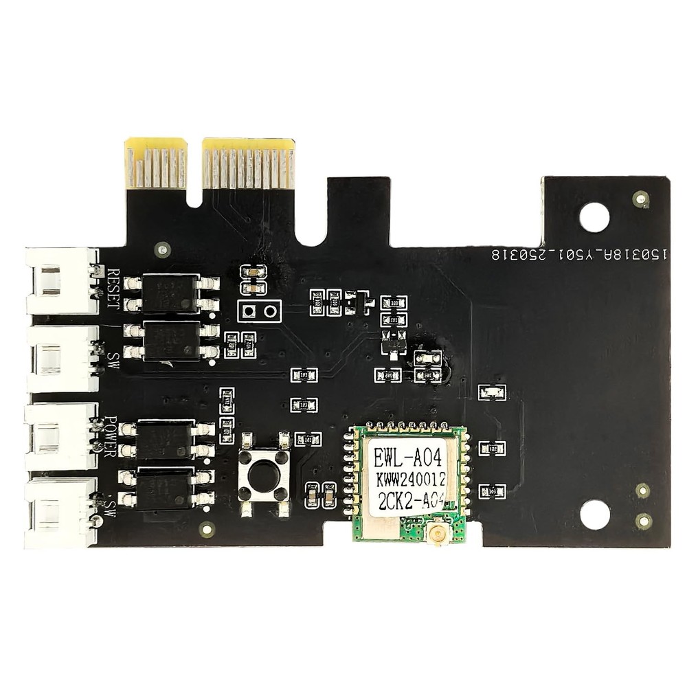 Huacaoe Smart Desktop Computer Boot Card, Remote Control, timed on/Off,...