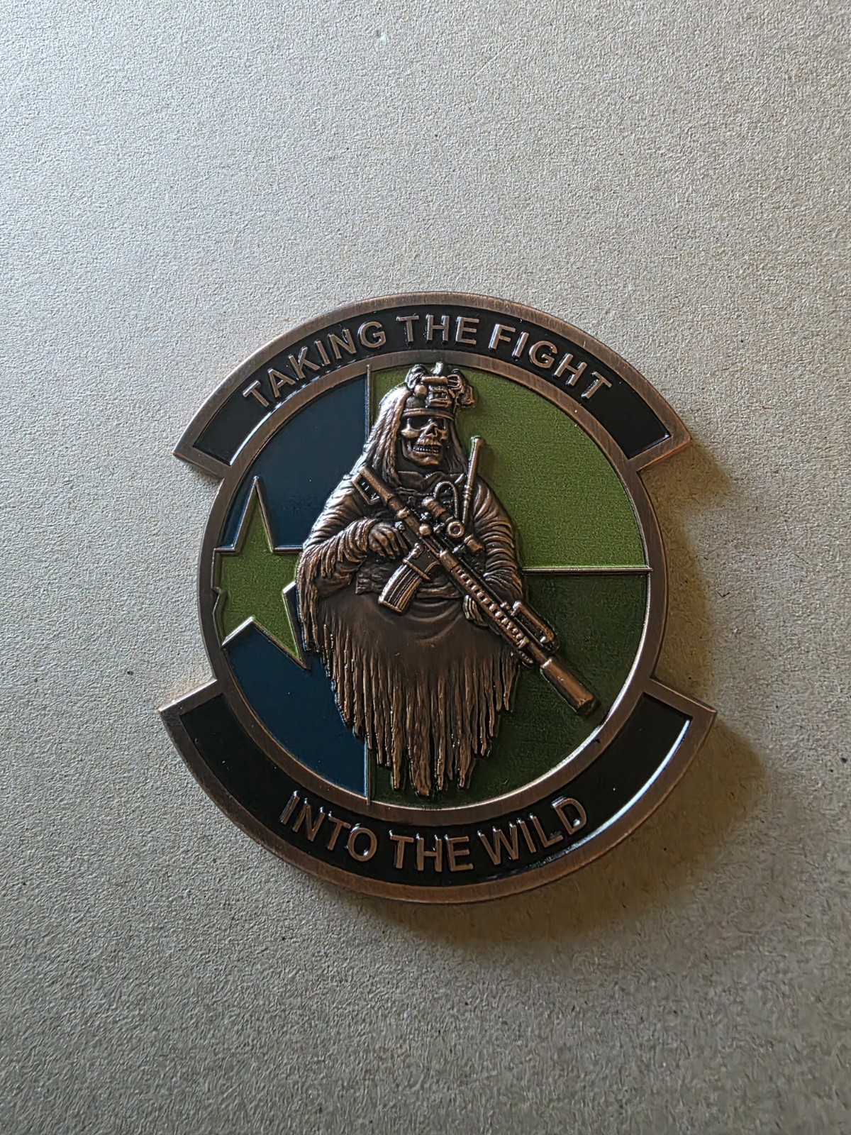 Texas Game Warden Scout Team Challenge Coin Copper Variant Only 75 Made.