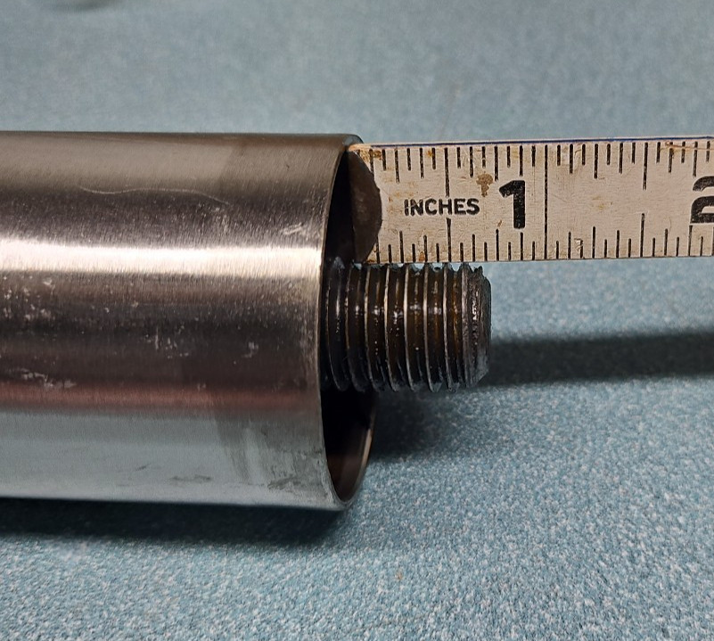 Stainless Steel Adjustable Equipment Legs 6"-8" Satin Finish 3/4"-10 stud (4)