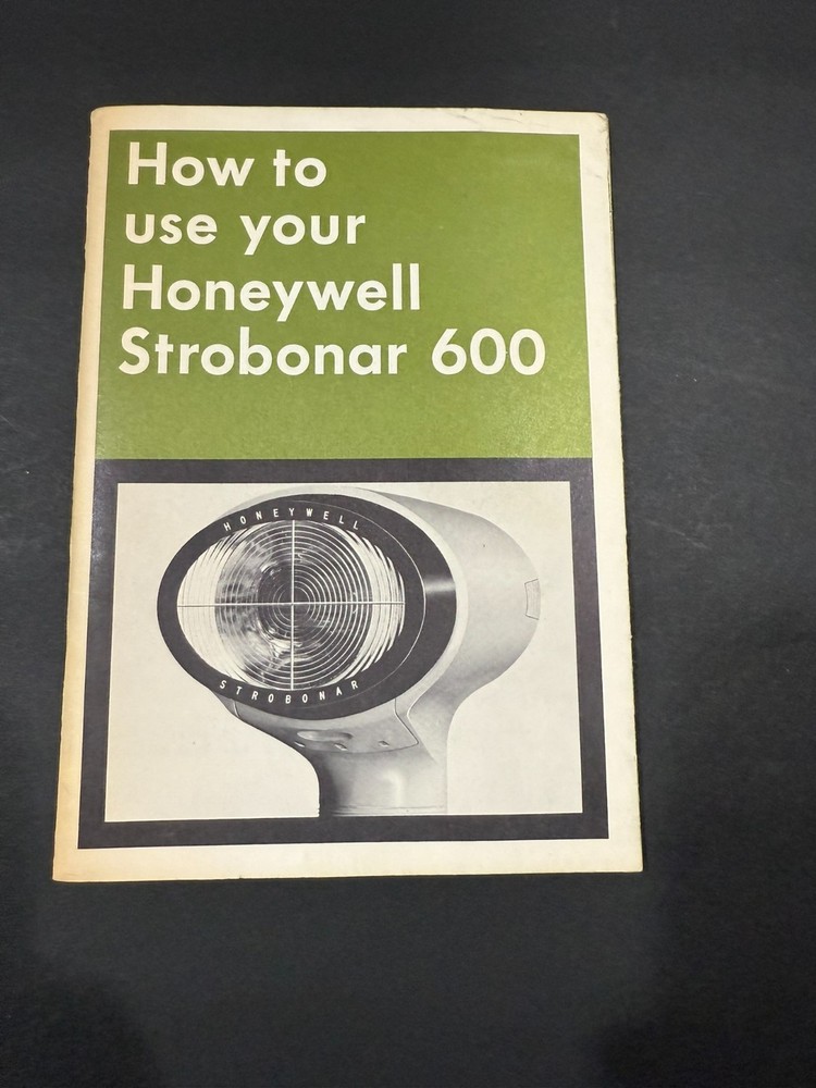 Strobonar 600 Camera Flash Instruction Manual