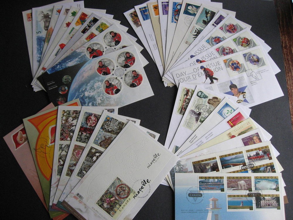 CANADA 36 different FDCs from 2003 a nice group here! PLZ read description!