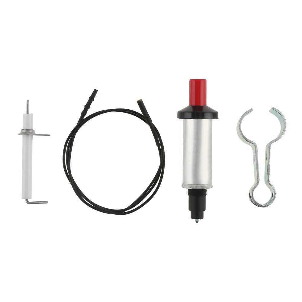 Piezo Push Button Igniter Fixing Clamps And Spark For Propane Weed Torch Ceramic