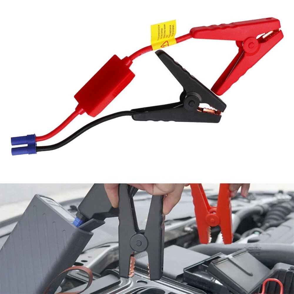 Practical To Use Jump Starter Cable Replacement 12V Clamp Clip