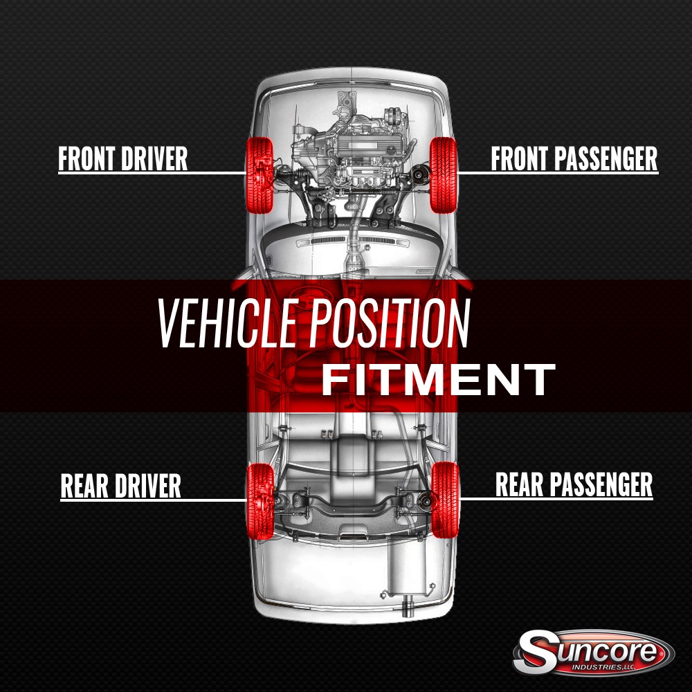 Front Complete Struts & Rear Shocks for 2011-2015 Dodge Durango