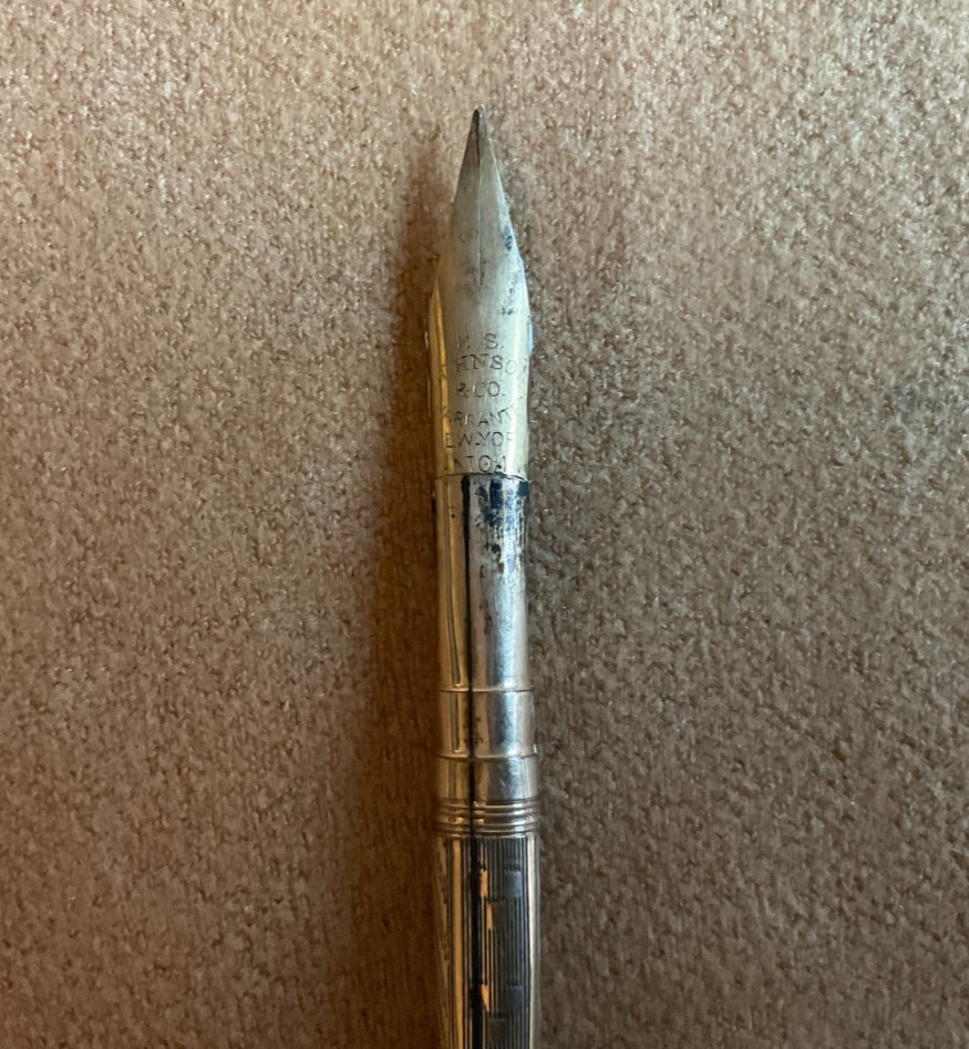 E.S. Johnson Antique Dip Pen #4 Nib Gold 1860s