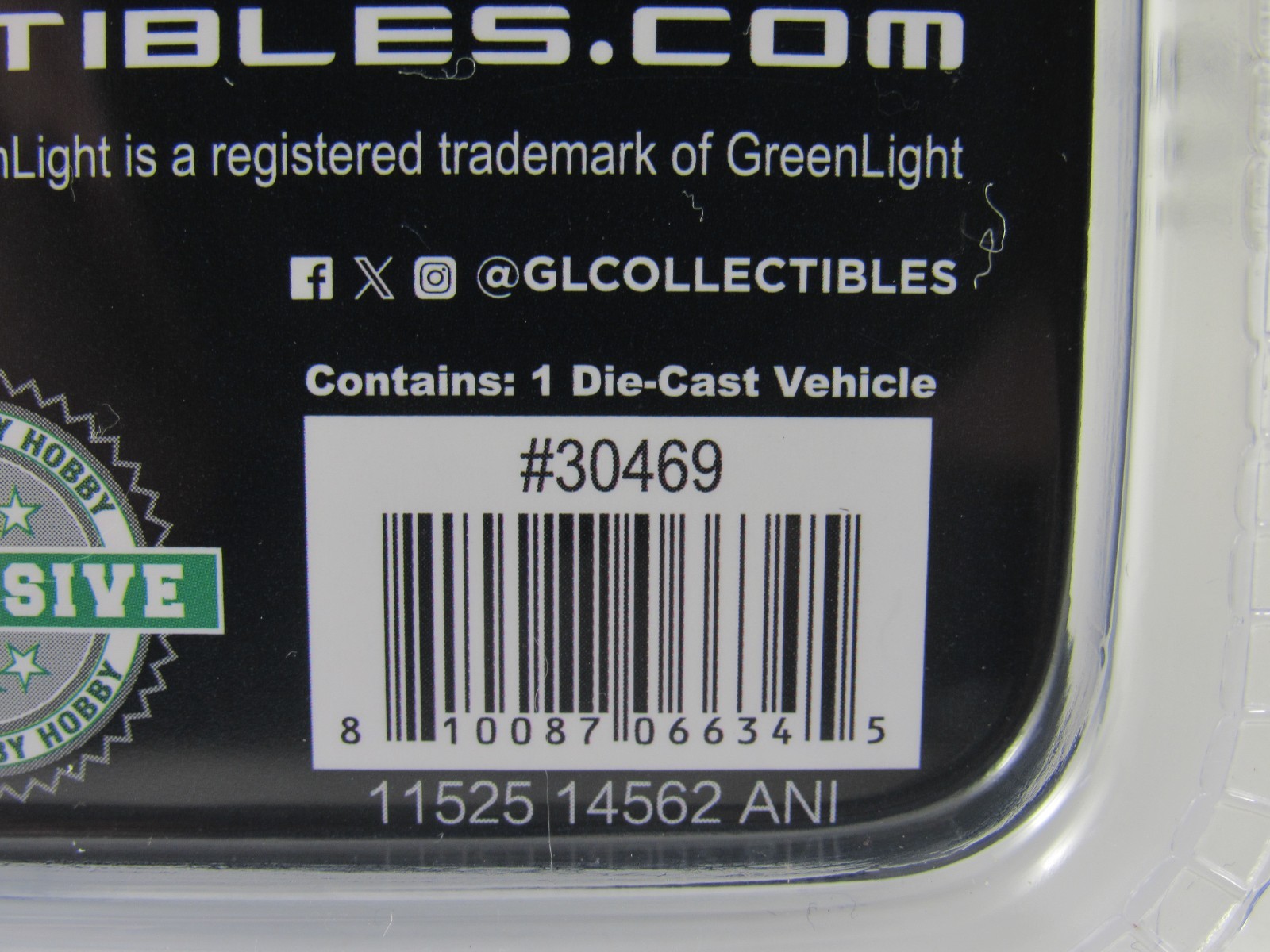 2025 Greenlight 1:64 Hobby Exclusive: Black 1994 FORD F-150 F150 SVT LIGHTNING