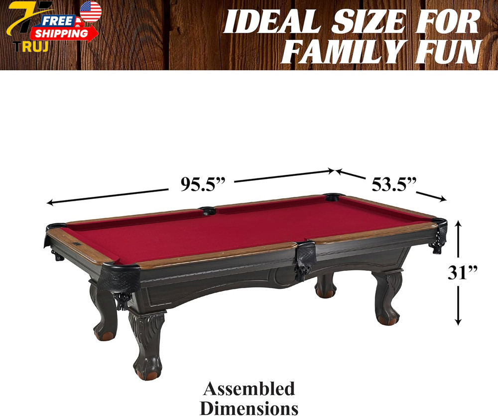 Multiple Styles Pool Table Preassembled Playfields with Complete Billiard Access