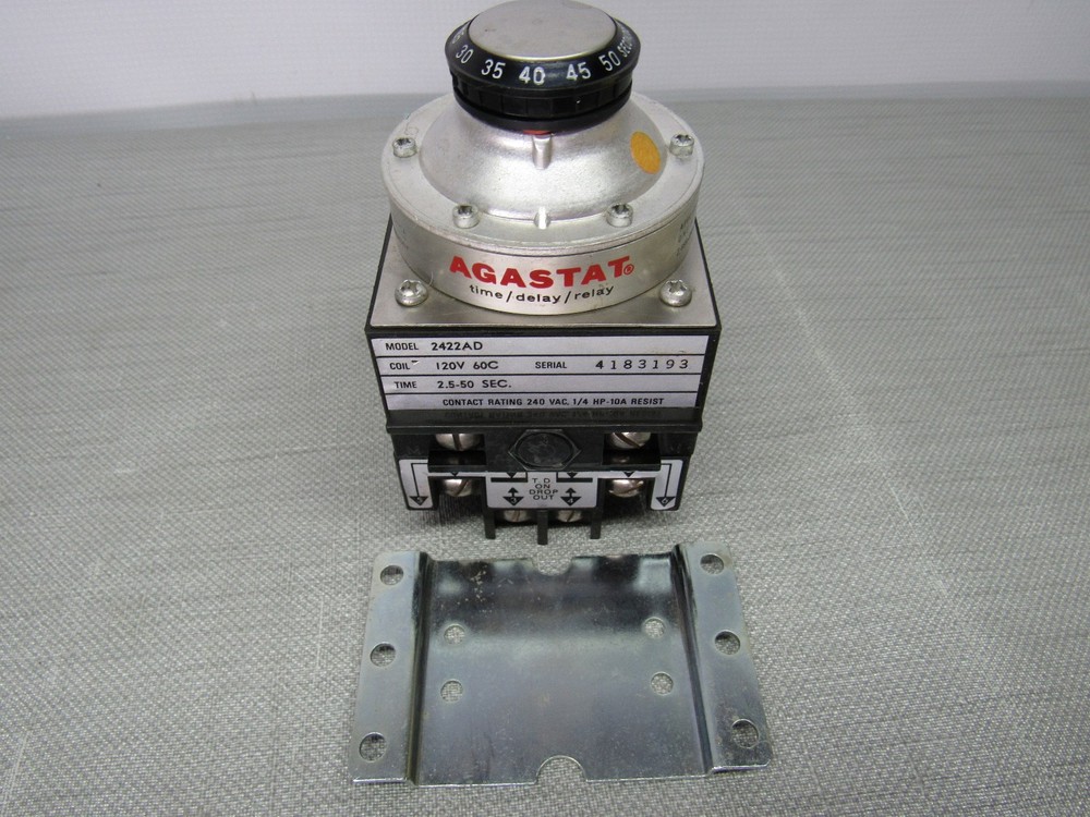 Agastat 2422AD 2.5-50 Sec Time/Delay/Relay