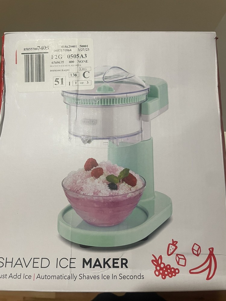 DASH Shaved Ice Maker + Slushie Machine