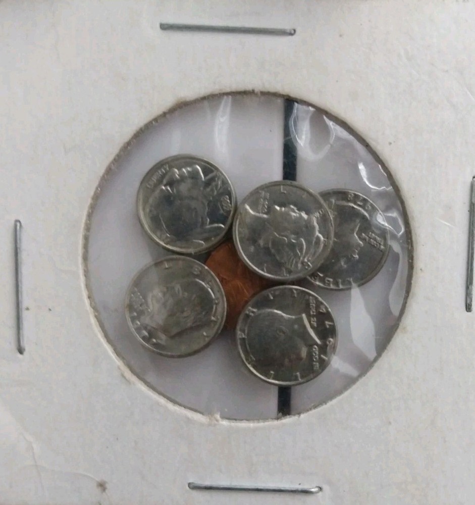 MODERN MINI U.S. COINS SET IN HOLDER