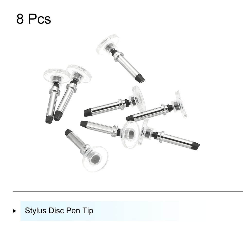 8pcs Stylus Pen Disc Tips Universal Replacement Precision Round for Stylus Pen