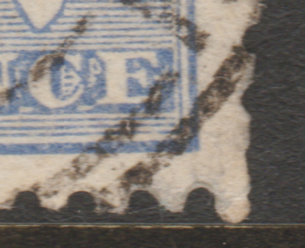 1915 THIRD WMK 6d BLUE KANGAROO "MULTIPLE" ERRORS "DAMAGED "E" PENCE"