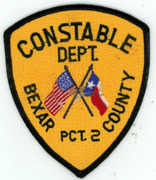 TEXAS TX BEXAR COUNTY CONSTABLE PRECINCT 2 NICE SHOULDER PATCH SHERIFF POLICE